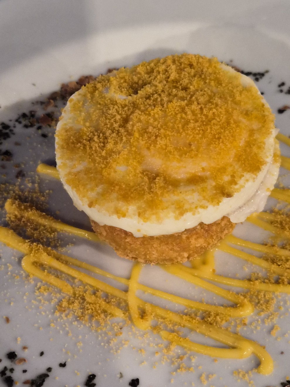 Bottarga mal anders, auf Ei und Kartoffelrösti. Sehr lecker